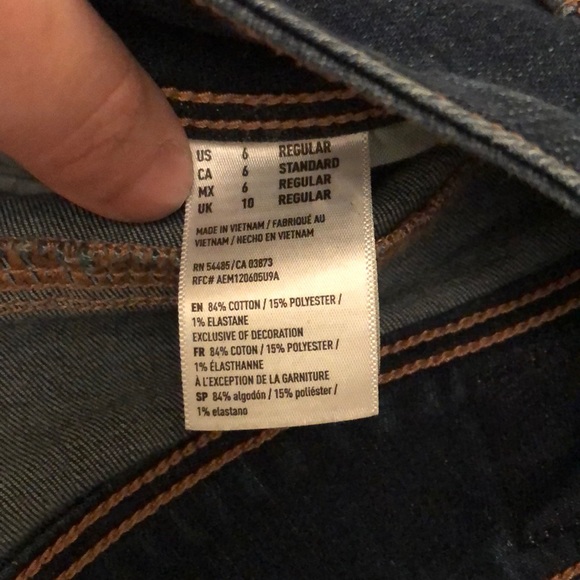 🦅 AMERICAN EAGLE SUPER STRETCH KICK BOOT JEANS 🦅 - Picture 5 of 11